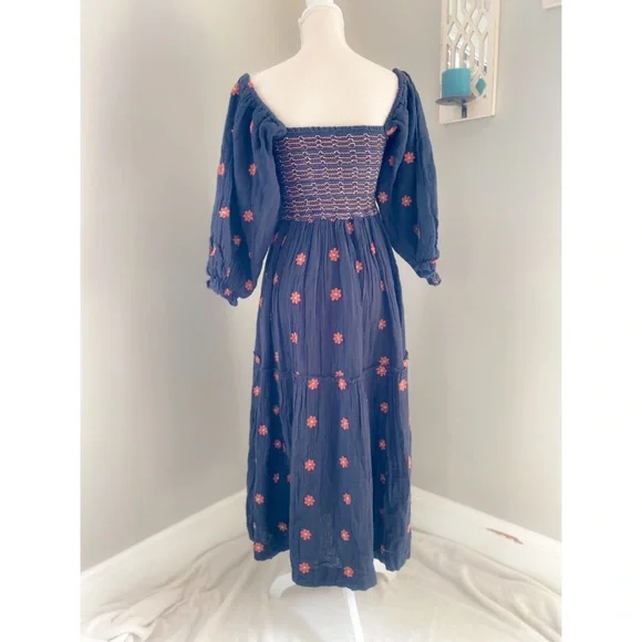 Free People - Dahlia Embroidered Maxi Dress - Picture 10 of 10